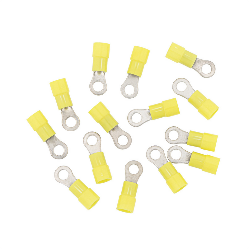 United Pacific 12-10 AWG #10 Stud Vinyl Ring Terminal (14-Pack) 98083