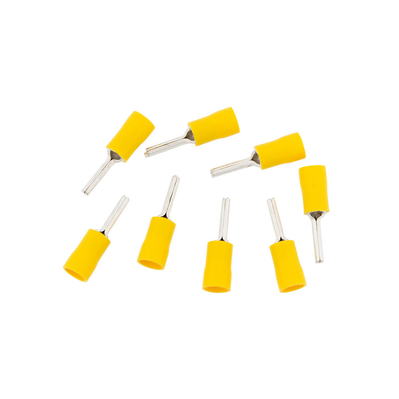 United Pacific 12-10 AWG Vinyl Pin Terminal (8-Pack) 98090