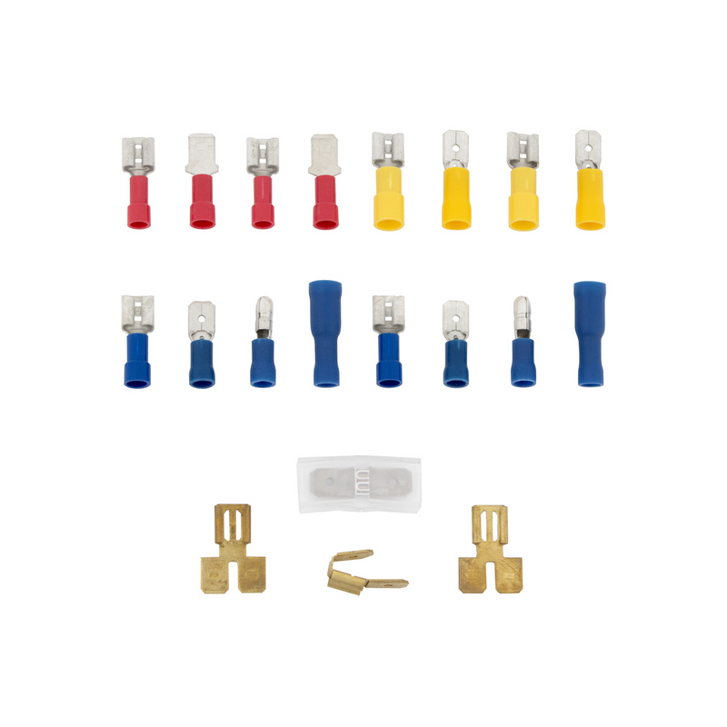 United Pacific 22-10 AWG Assorted Vinyl Disconnect Kit (20-Pack) 98102
