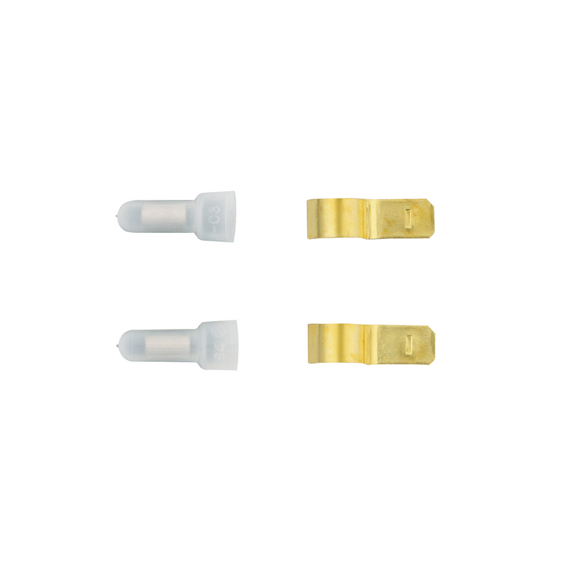 United Pacific Power Tap Fuse Clips for Glass Fuses & 16-14 .250 FM FI Disconnects (2-Pack) 98107