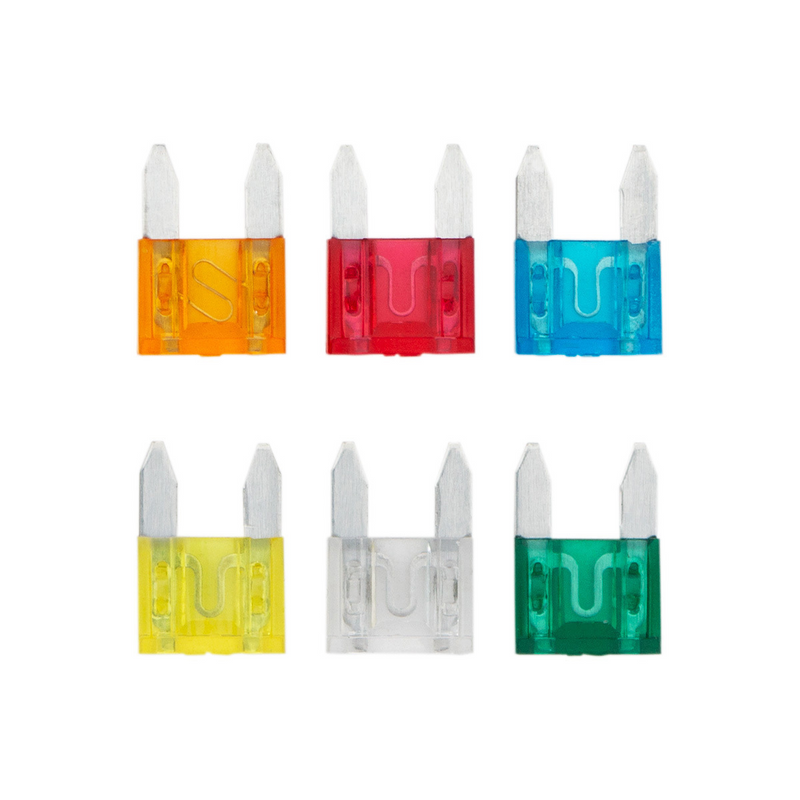 United Pacific Mini Fuse Kit 5,10,15,20,25,30 Amp Fuses (6-Pack) 98112