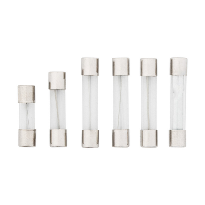 United Pacific American Vehicle Fuse Kit 5,9,14,15,20,30 Amp AGC/SFE Glass Fuses (6-Pack) 98117