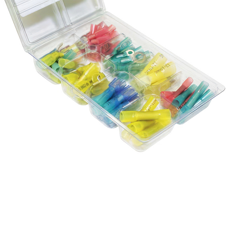 United Pacific Crimp Seal Heat Shrink Terminal Kit (75-Pack) 98206