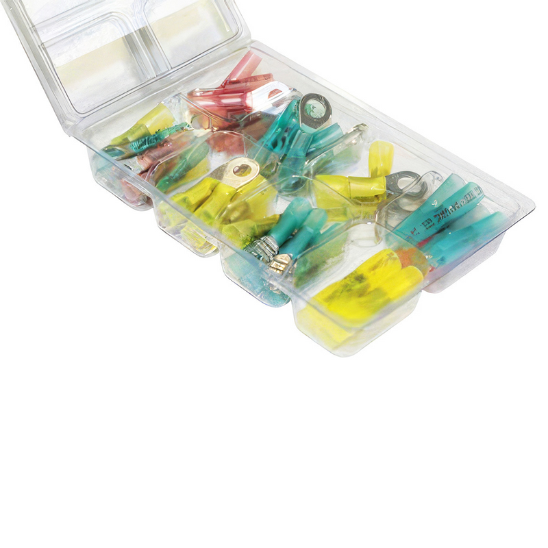 United Pacific Solder Seal Heat Shrink Terminal Kit (60-Pack) 98207