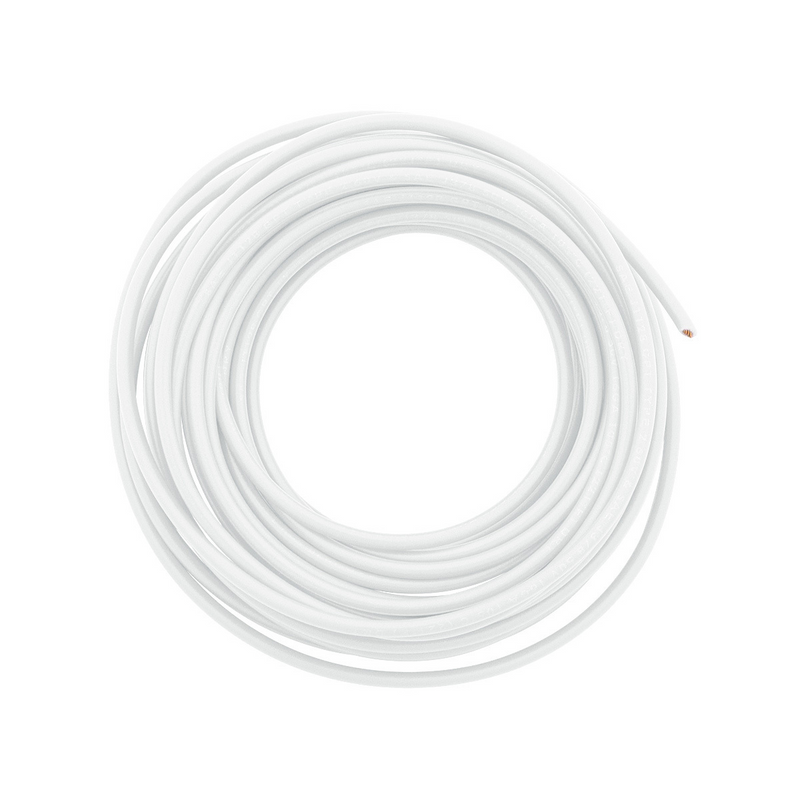 United Pacific Primary Wire Rated 80 C 16 AWG, White 20 Ft. 98214