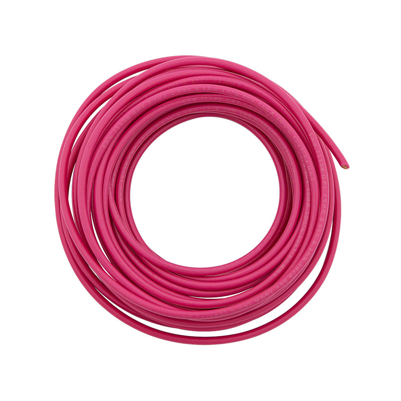 United Pacific Primary Wire Rated 105 C 16 AWG, Pink 20 Ft. 98215