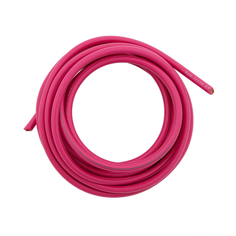 United Pacific Primary Wire Rated 105 C 10 AWG, Pink 8 Ft. 98230