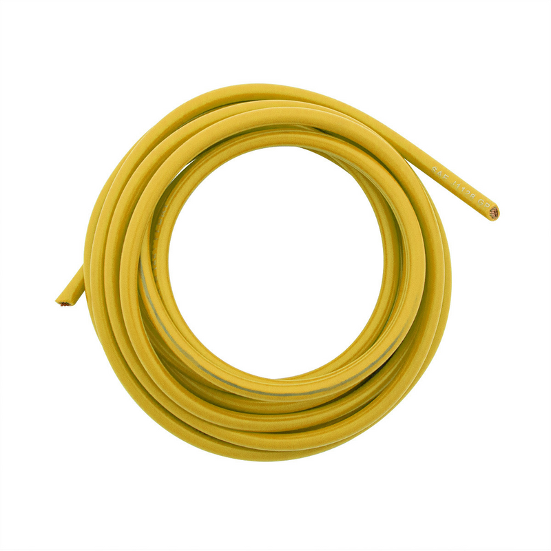 United Pacific Primary Wire Rated 80 C 10 AWG, Yellow 8 Ft. 98233