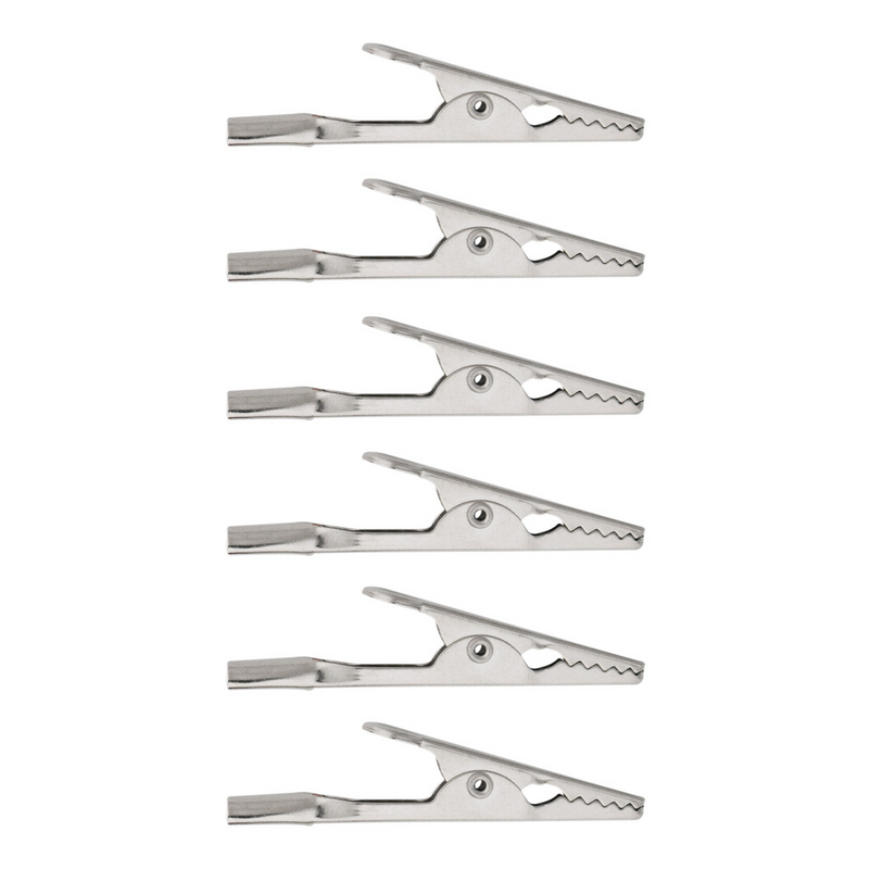 United Pacific 2" 10 Amp Alligator Test Clip, 6 Pcs. 98234