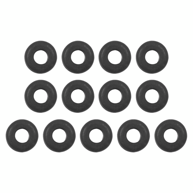 United Pacific 3/8" Mounting Hole Black Vinyl Grommet (13-Pack) 98245