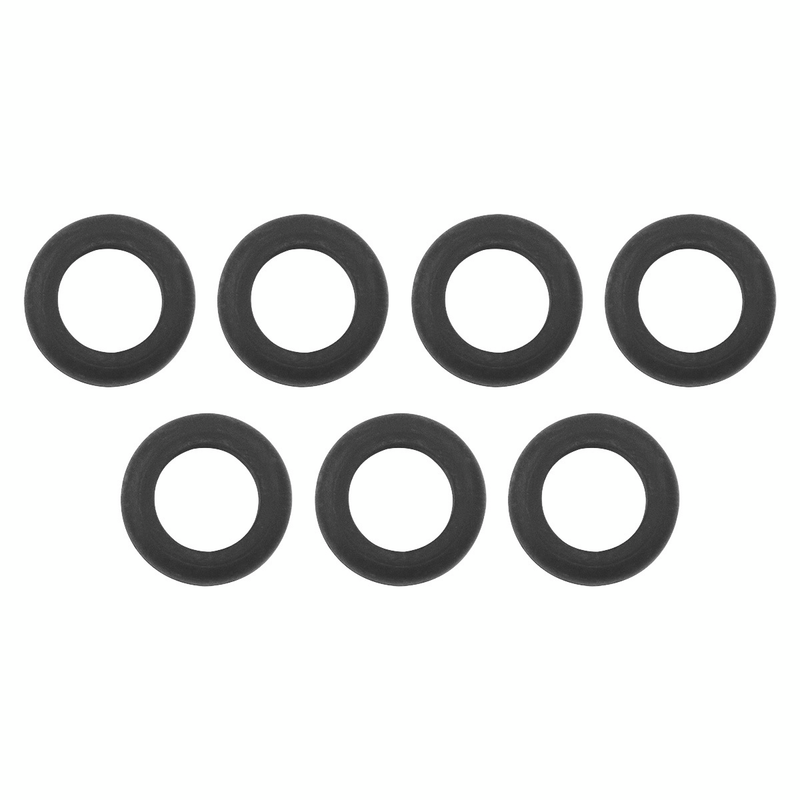 United Pacific 5/8" Mounting Hole Black Vinyl Grommet (7-Pack) 98247