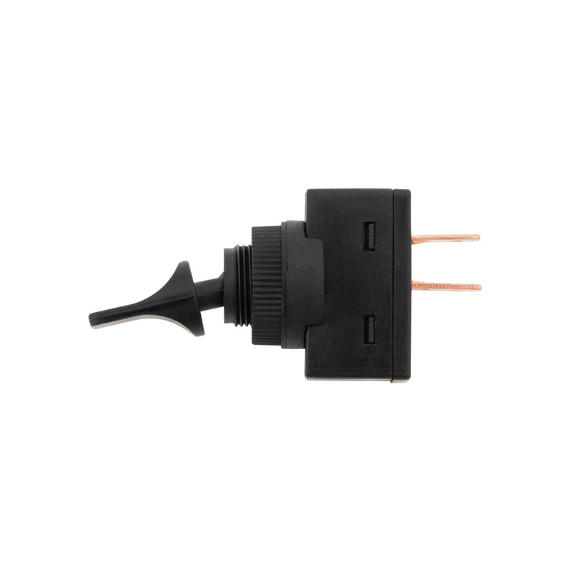 United Pacific Black Non-Illum Duckbill 20 Amp 12V S.P.S.T. On/Off 1 Pc. 98286