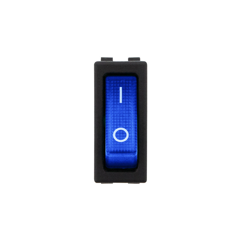 United Pacific Blue Illum Rocker 20 Amp 12V S.P.S.T. On/Off 1 Pc. 98296