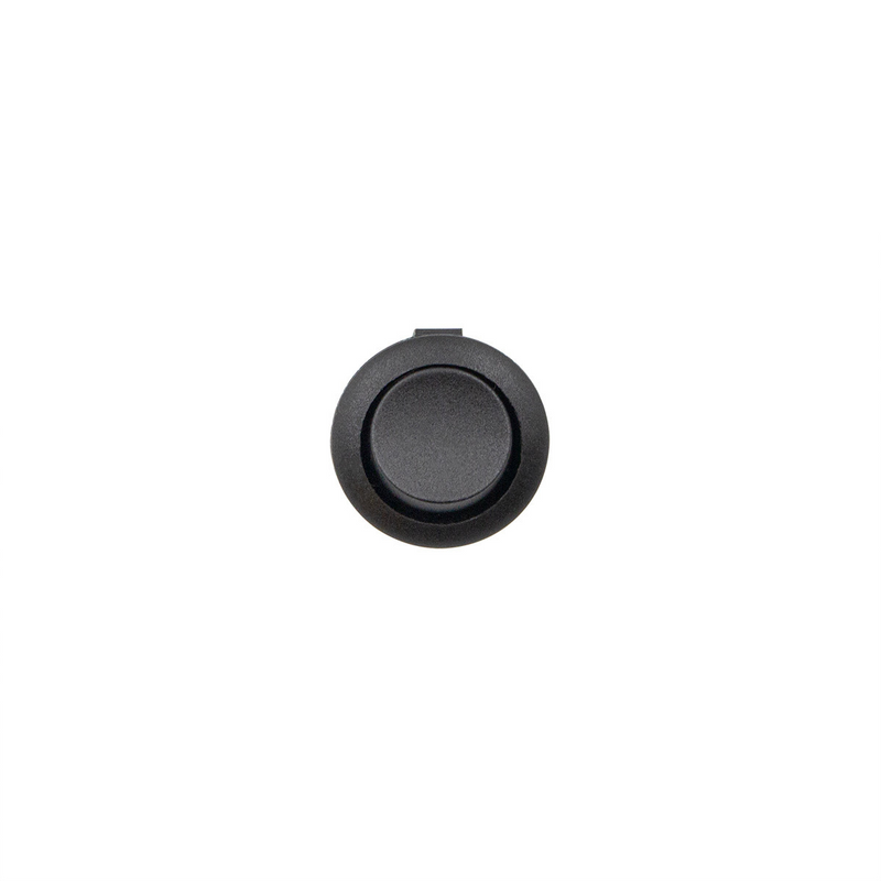 United Pacific Black Non-Illum Round Rocker 10 Amp 12V On/Off 1/2" Dia. 1 Pc. 98298