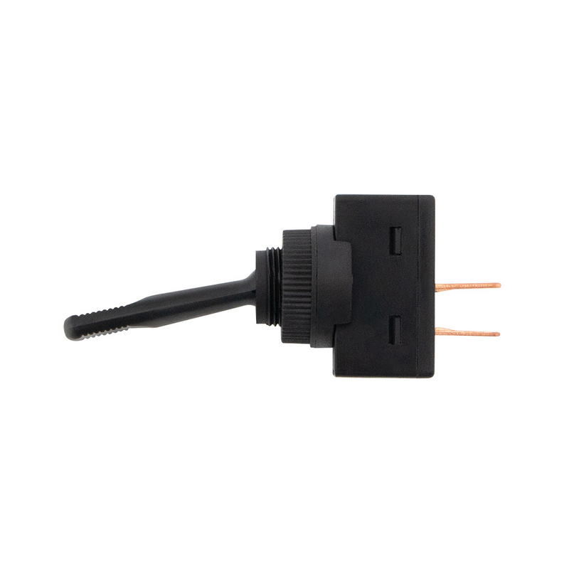 United Pacific Black Non-Illum Toggle 20 Amp 12V S.P.S.T. On/Off 1 Pc. 98312