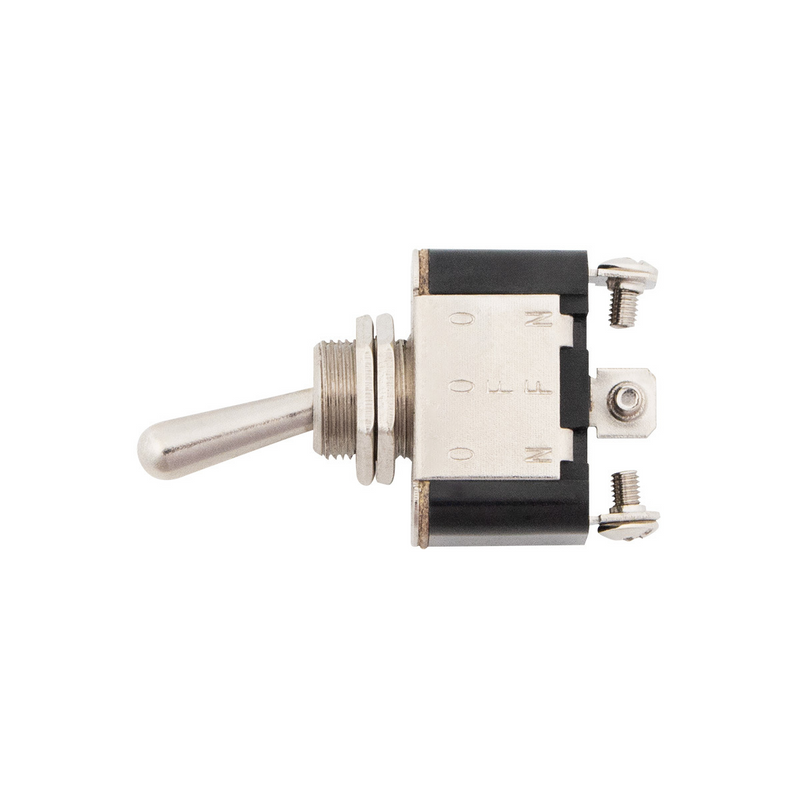 United Pacific Heavy Duty Marine Toggle w/ 3 Screw Terminals 25 Amp 12V S.P.D.T On/Off/On 1 Pc. 98315