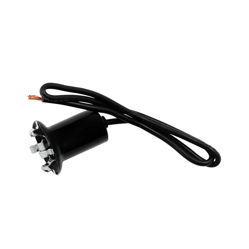 United Pacific 1-Wire Universal Miniature Single Contact Instrument Panel & License Plate 'Snap-In' Light Socket, 1 Pc. 98325