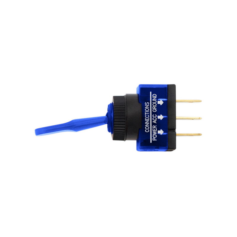 United Pacific Blue Illum Toggle 20 Amp 12V S.P.S.T. On/Off 1 Pc. 98354