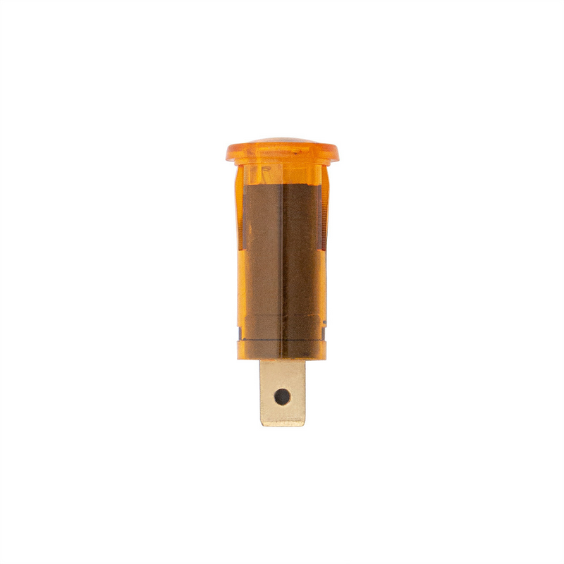 United Pacific Amber Warning Light 16 Amp 12V w/2 Lucar Terminals, 1 Pc. 98373