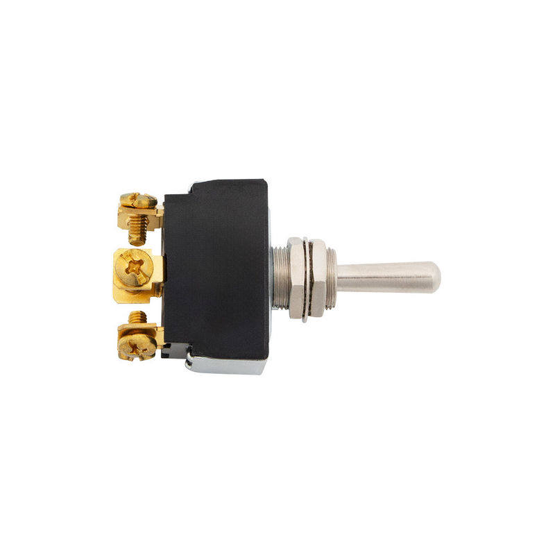 United Pacific Heavy Duty Toggle w/ 6 Screw Terminals 30 Amp 12V D.P.S.T Mom.On/Off/Mom.On 1 Pc. 98377