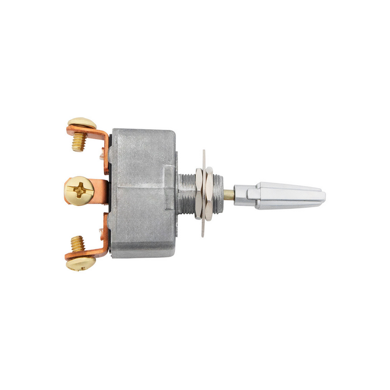 United Pacific All Metal Heavy Duty Toggle w/ 3 Screw Terminals 50 Amp 12V S.P.S.T. On/Off/On 1 Pc. 98381