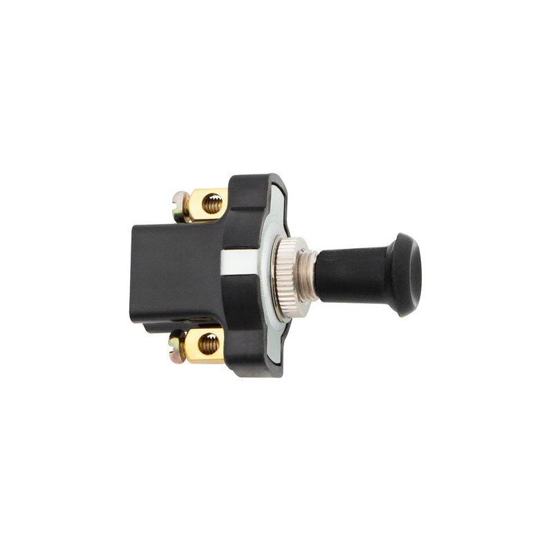 United Pacific Euro Style Push-Pull Switch 16 Amp 12V On/Off 1 Pc. 98387