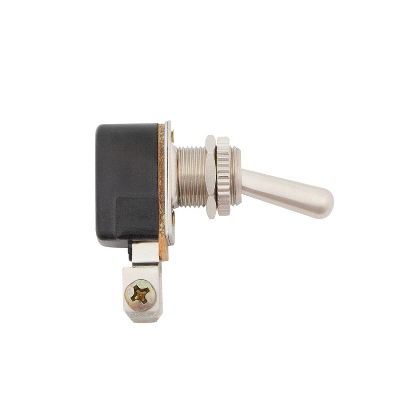 United Pacific Bakelight Toggle w/ 2 Screw Terminals 15 Amp 12V S.P.S.T. On/Off 1 Pc. 98388