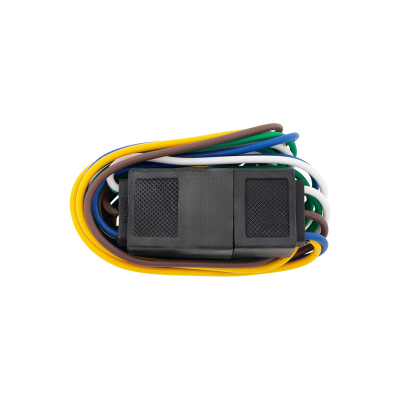 United Pacific 5-Way Squared Moisture Proof M/FM Trailer Connectors w/ Polarized Plugs, 1 pc. 98403