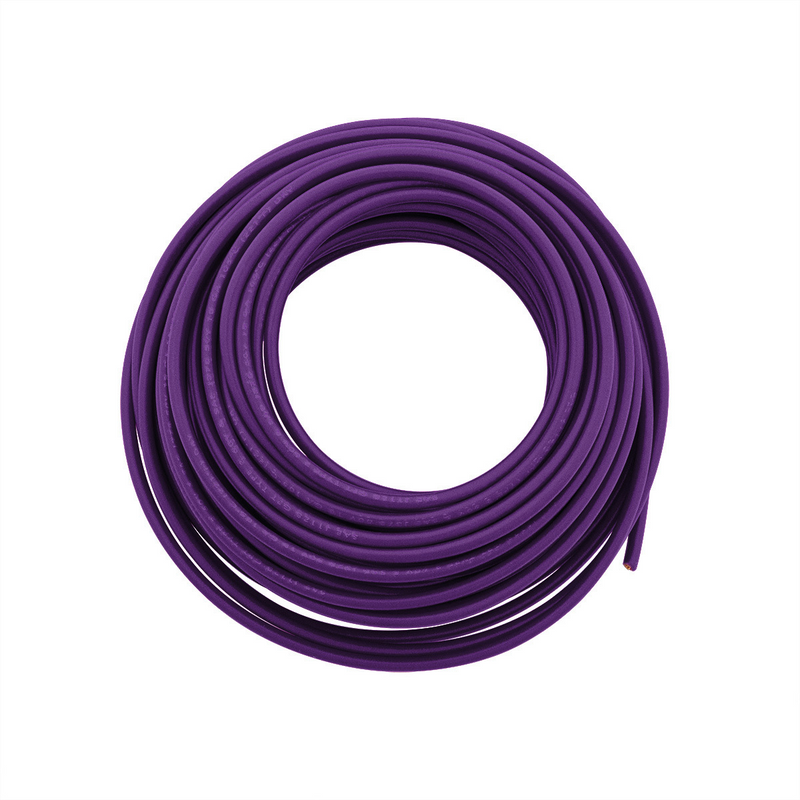 United Pacific Primary Wire Rated 105 C 18 AWG, Purple 30 Ft. 98412