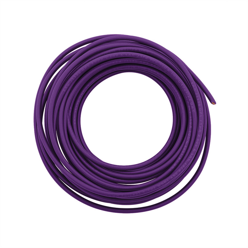 United Pacific Primary Wire Rated 105 C 16 AWG, Purple 20 Ft. 98417