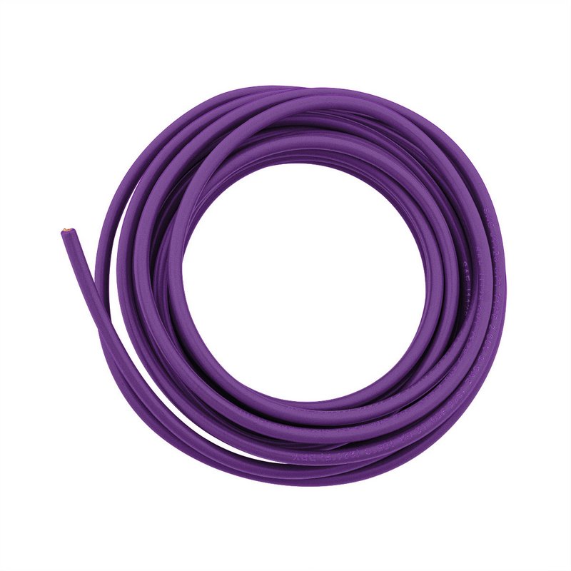 United Pacific Primary Wire Rated 105 C 12 AWG, Purple 12 Ft. 98427