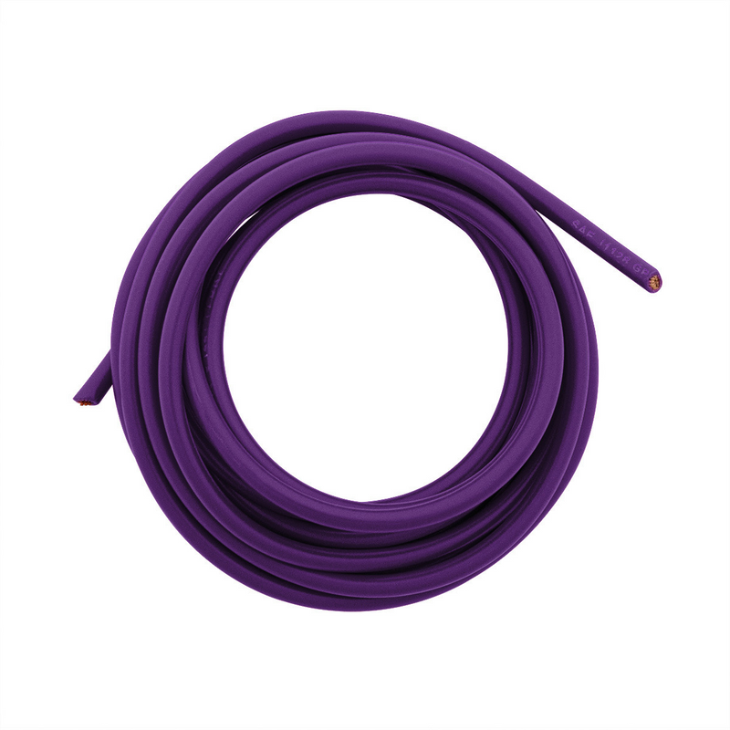 United Pacific Primary Wire Rated 105 C 10 AWG, Purple 8 Ft. 98432