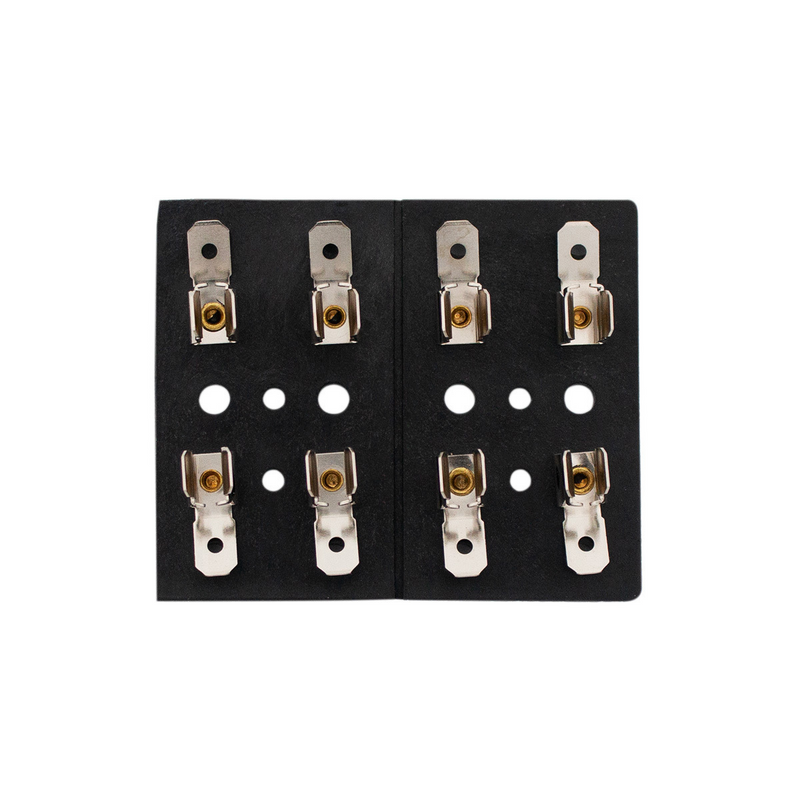 United Pacific 4 Position Glass Fuse Block 98435