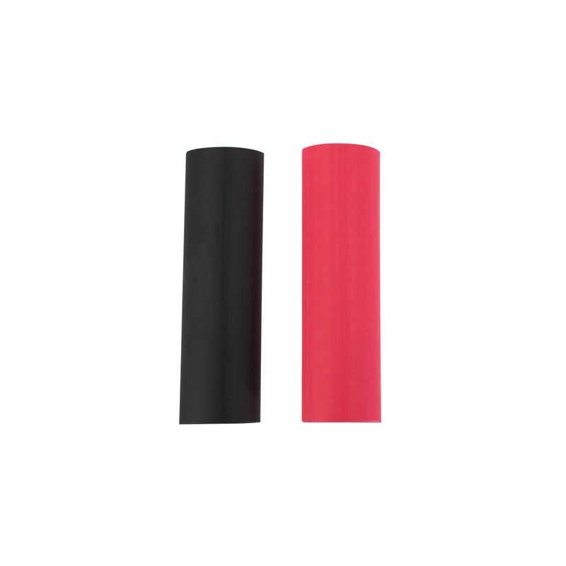 United Pacific 2/5" Red/Black 3:1 Heavy-Wall Adhesive Lined Heat Shrink Tubing (2) 4"Pc 98507