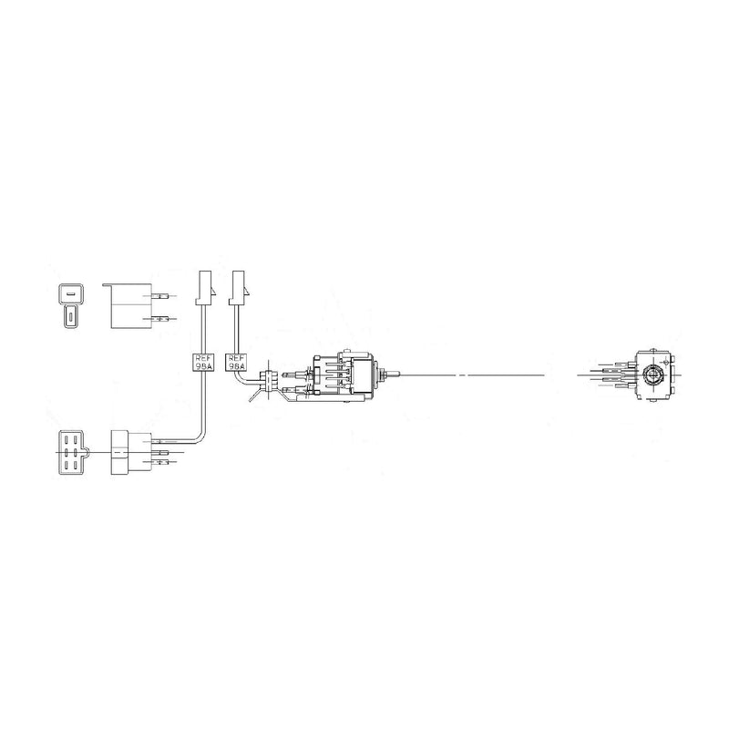 Freightliner A06-14889-001 blower switch assembly