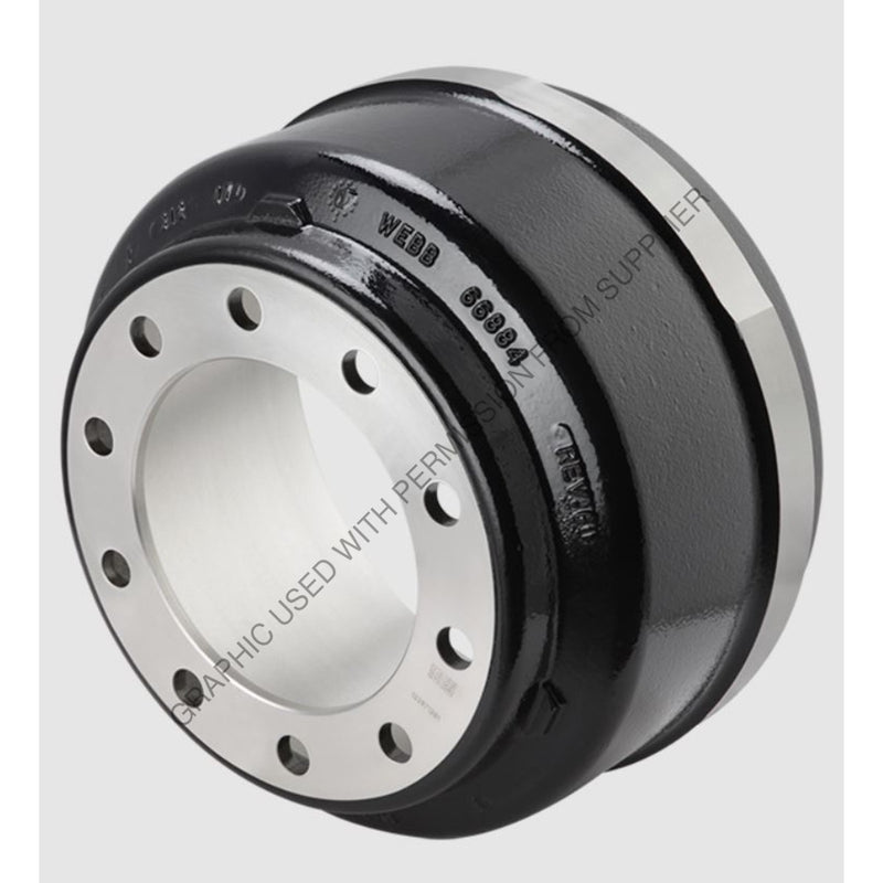 Alliance 16.5 X 6 Front Brake Drum (65152B) ABP N4265152B