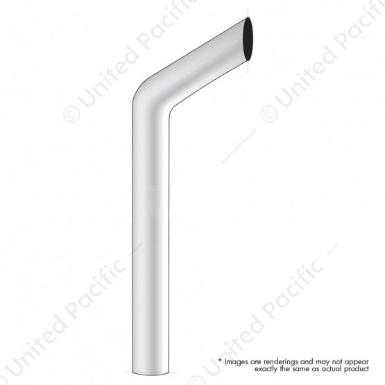 United Pacific 5" Bull Plain Bottom Exhaust - 36" L B1-5-036