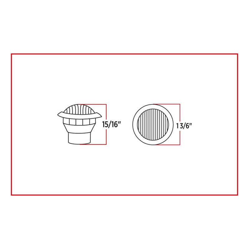 Trux Accessories TRUX Mini Button Clear Amber LED  (2 Wire) - TLED-B2CA