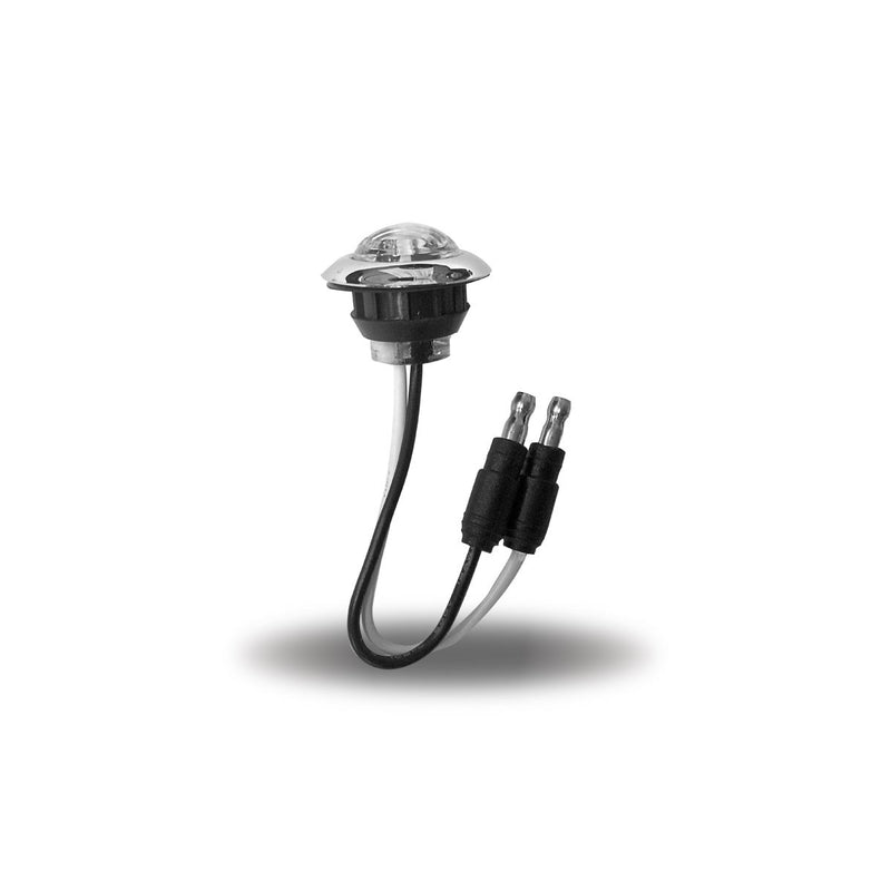 Trux Accessories TRUX Mini Button Clear Red LED (2 Wire) - TLED-B2CR