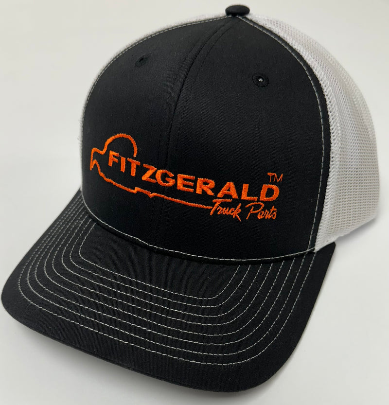 Fitzgerald Richardson Trucker Hat - Black/White