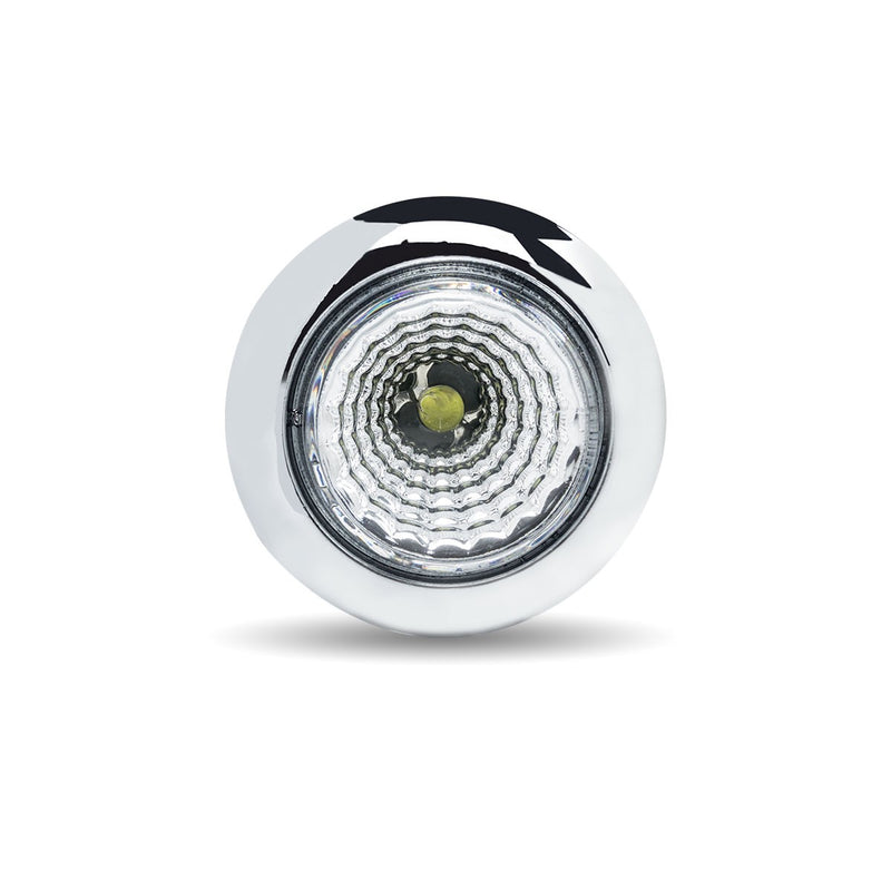 Trux Accessories TRUX Mini Button Dual Revolution Red/Blue LED with Reflector & Silicone Locking Ring (1 Diode) - TLED-BX1RB