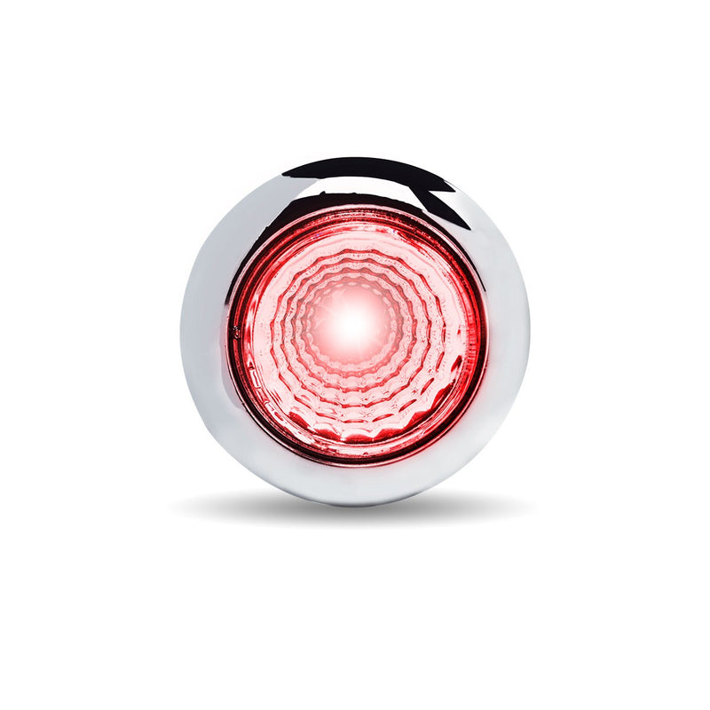 Trux Accessories TRUX Mini Button Dual Revolution Red/Purple LED with Reflector & Silicone Locking Ring (1 Diode) - TLED-BX1RP
