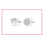 Trux Accessories Amber/White 3/4" Button Light