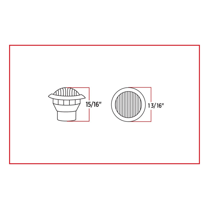 Trux Accessories Mini Button Dual Revolution Red/Purple LED