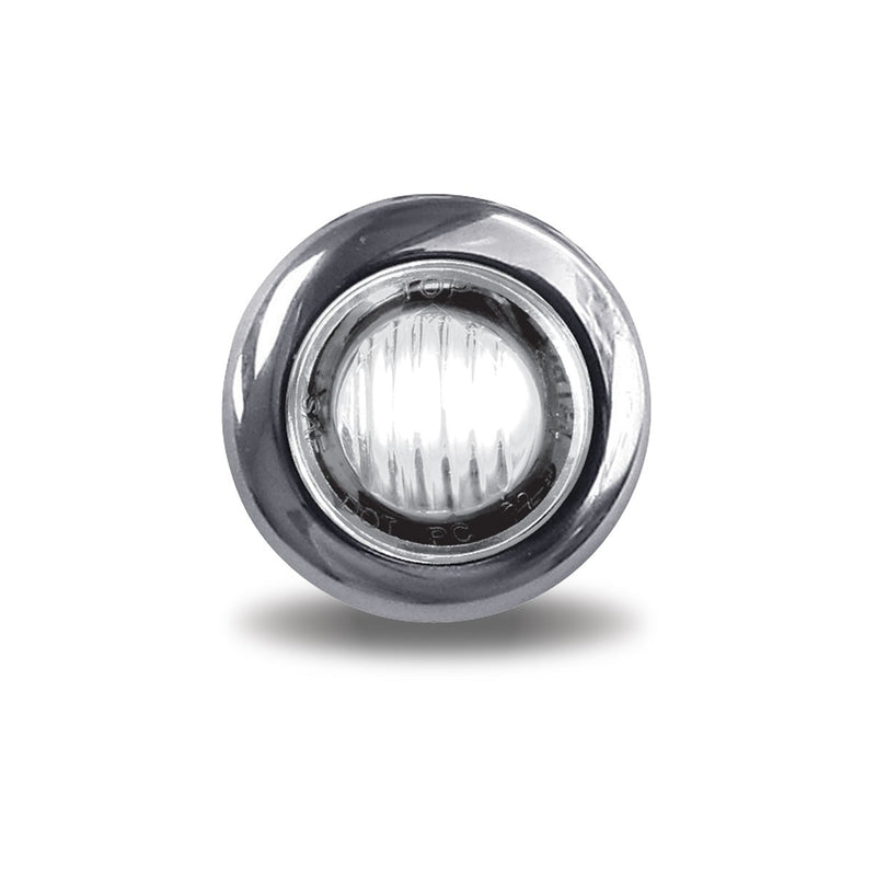 Trux Accessories TRUX Mini Button Dual Revolution Stop, Turn & Tail Red/White LED - TLED-BX40