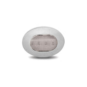 Trux Accessories Mini Oval Button Dual Revolution Red/White LED