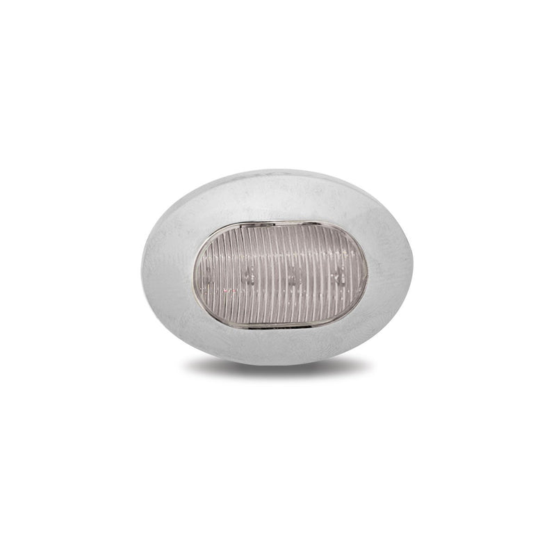 Trux Accessories Mini Oval Button Dual Revolution Amber/Red LED