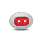 Trux Accessories Mini Oval Button Dual Revolution Amber/Red LED