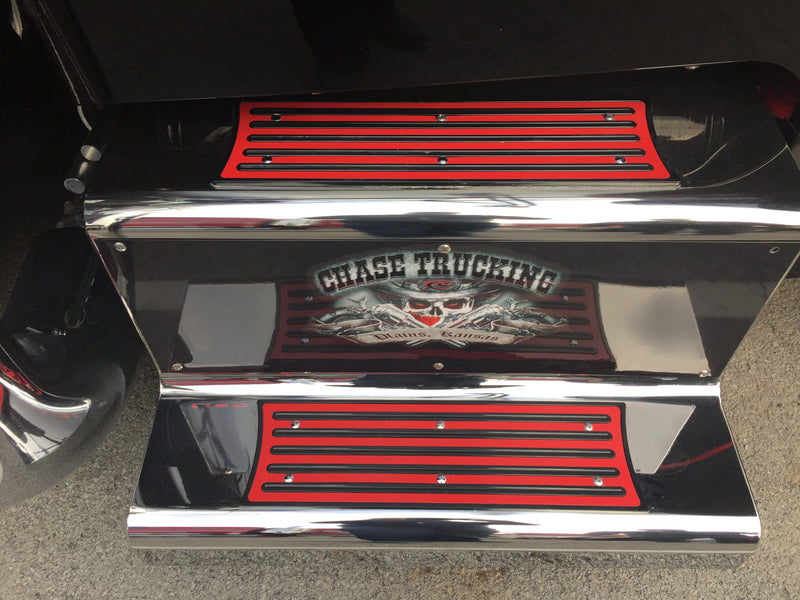 Iowa Customs Series 1 Design Step Plate Insert - 4" x 20"