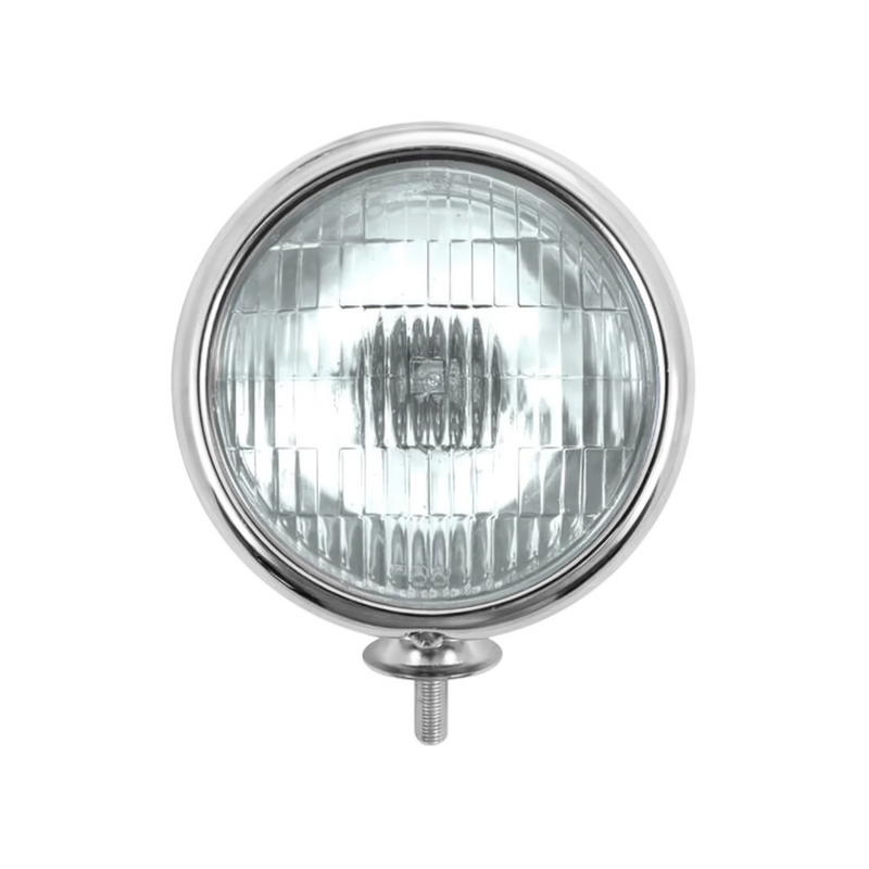 United Pacific 12V Vintage Chrome Fog Light, Clear Lens C364008